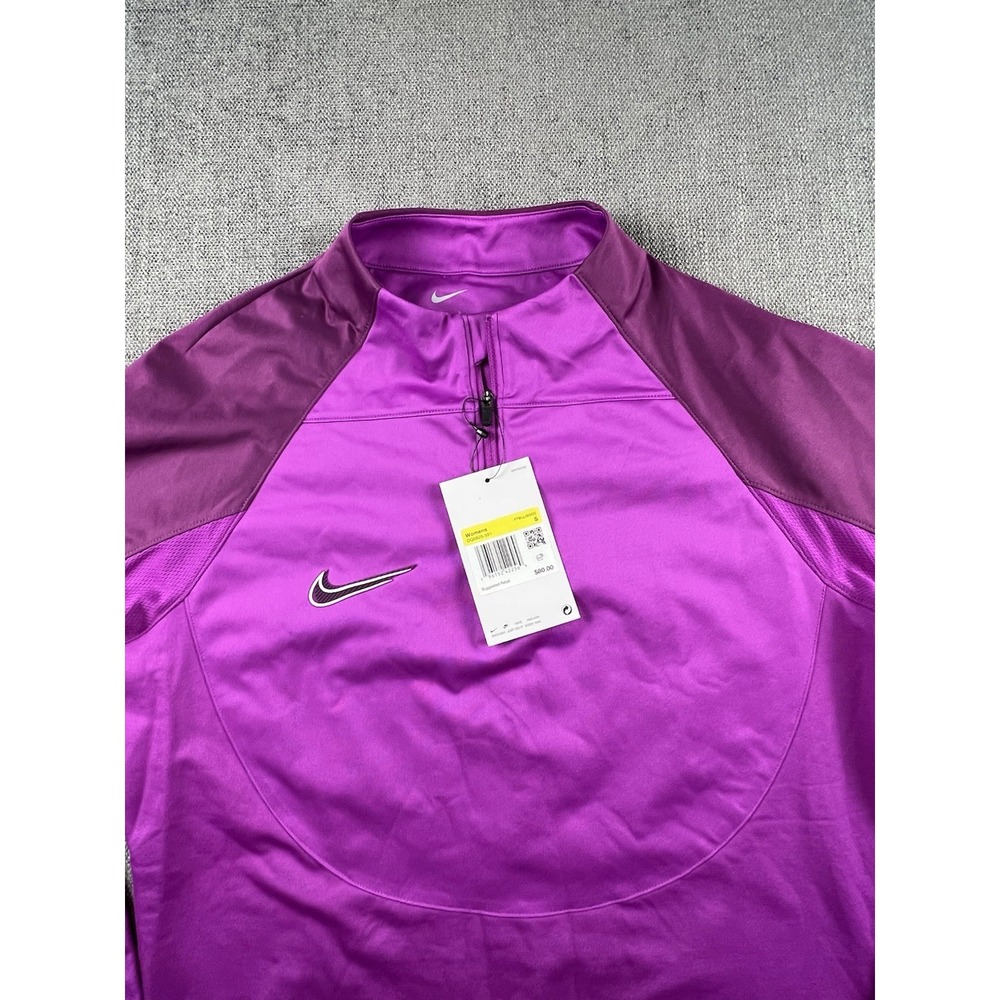 Nike‎ Therma Fit Jacket Women's Small Purple Gym Training Running Full Zip